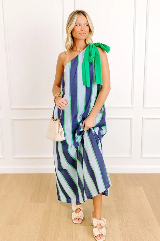 Coastal Crush Stripe Midi Dress sold by Impressions