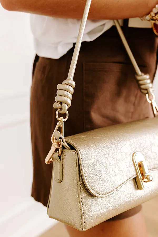 Sweet Energy Faux Leather Purse in Gold sold by Impressions product image thumbnail 3