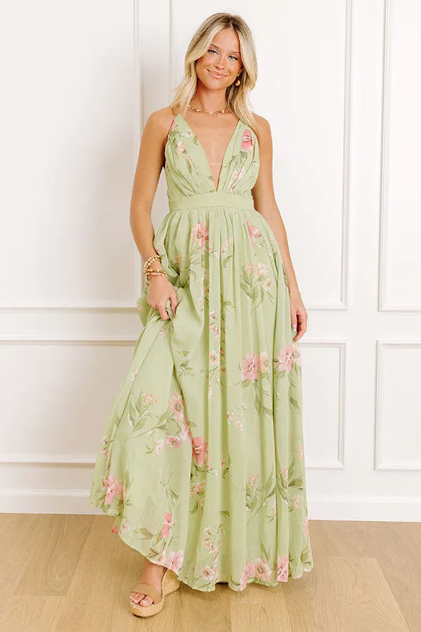 Sauvignon Sweet Floral Maxi Dress sold by Impressions product image thumbnail 5