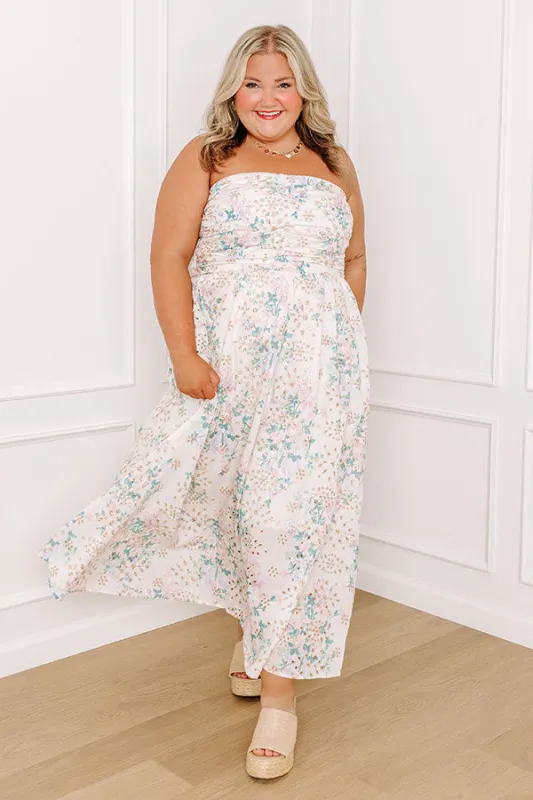 Portofino Days Floral Eyelet Midi Dress Curves sold by Impressions