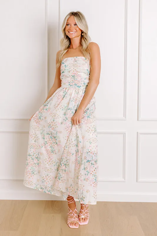 Portofino Days Floral Eyelet Midi Dress sold by Impressions