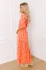 Vineyard Lounge Floral Embroidered Midi Dress sold by Impressions