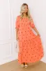 Vineyard Lounge Floral Embroidered Midi Dress sold by Impressions