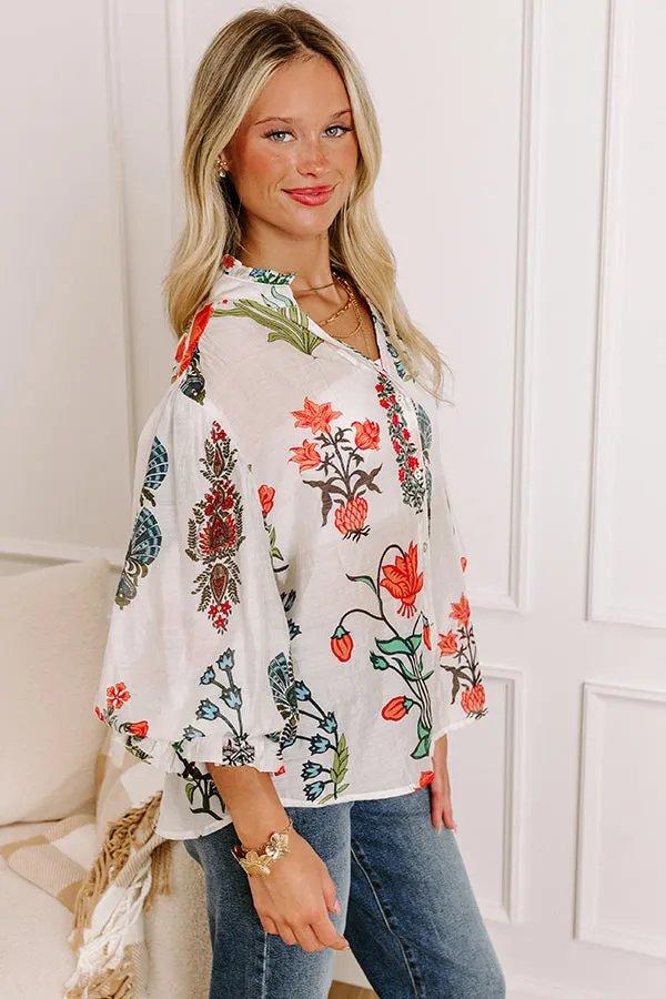 Floral Melody Button Up Top sold by Impressions product image thumbnail 5