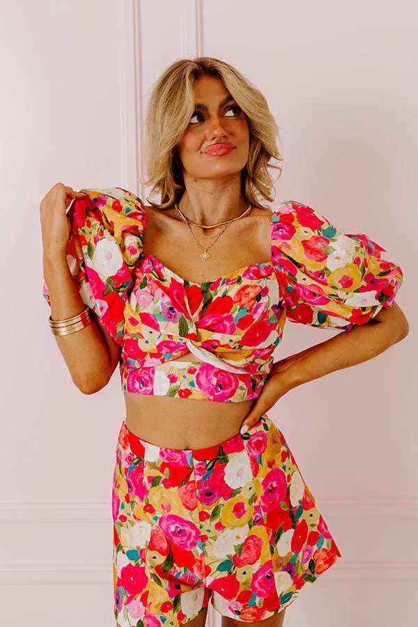 Pocket Full Of Roses Crop Top sold by Impressions product image thumbnail 3