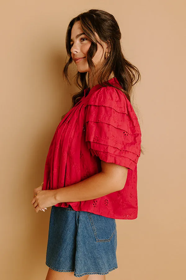 Vineyard Dream Eyelet Button Up sold by Impressions product image thumbnail 3