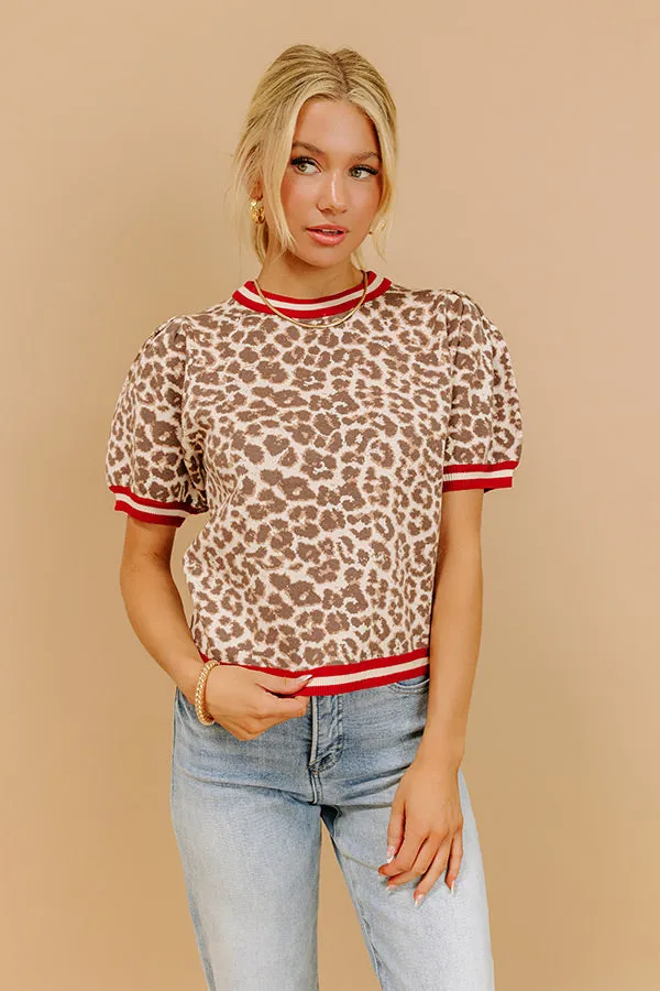 Spotted And Chic Knit Top sold by Impressions product image thumbnail 4