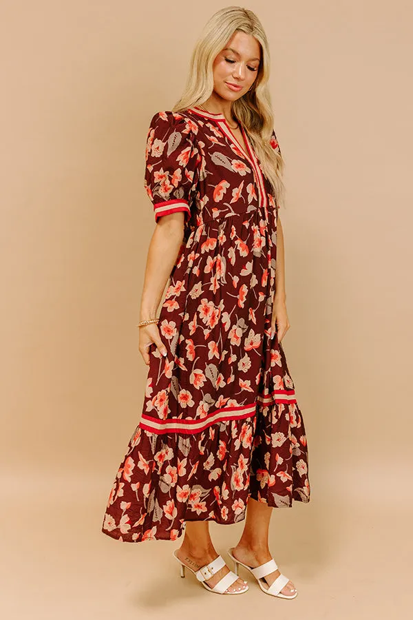 Harvest Blossom Floral Midi Dress sold by Impressions product image thumbnail 4