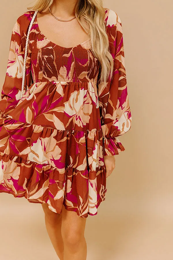 Meadow Melody Floral Mini Dress sold by Impressions product image thumbnail 3