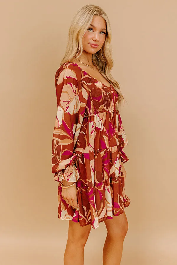 Meadow Melody Floral Mini Dress sold by Impressions product image thumbnail 4