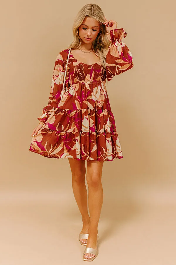 Meadow Melody Floral Mini Dress sold by Impressions