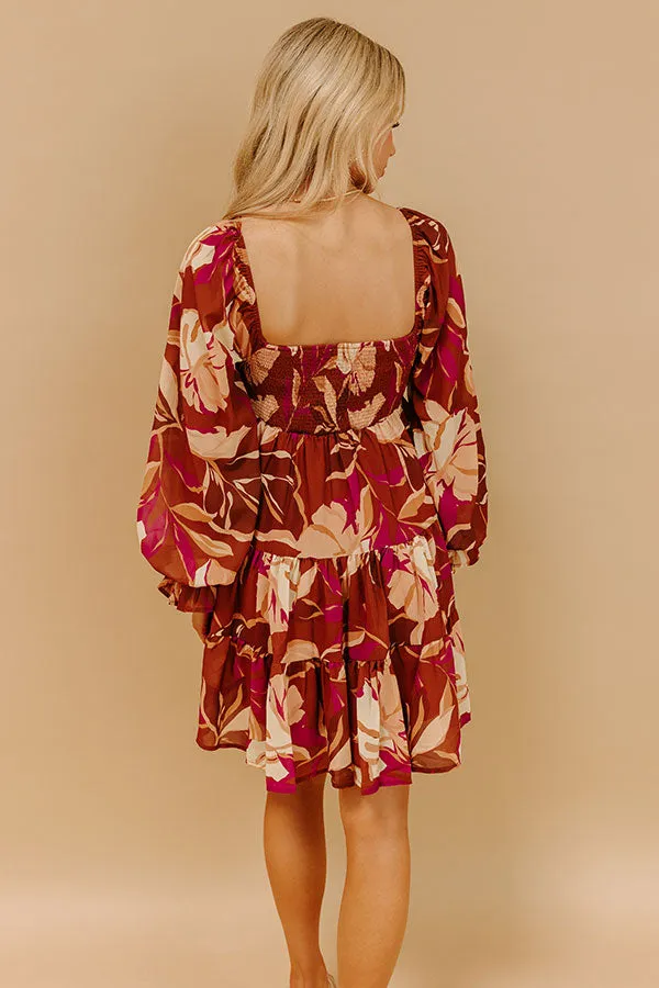 Meadow Melody Floral Mini Dress sold by Impressions product image thumbnail 5