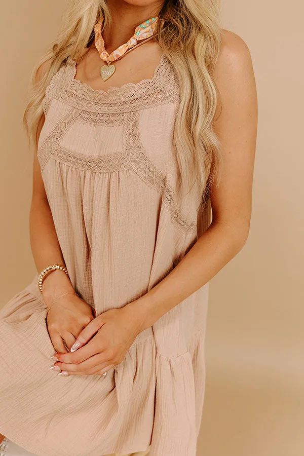 Sweet Sunset Lace Mini Dress sold by Impressions product image thumbnail 2