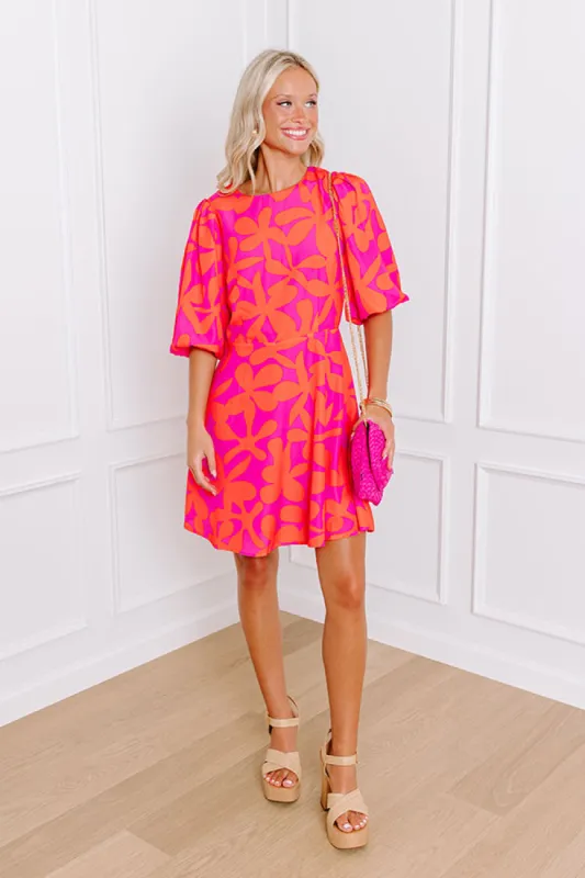 Cityscape Chic Floral Mini Dress sold by Impressions