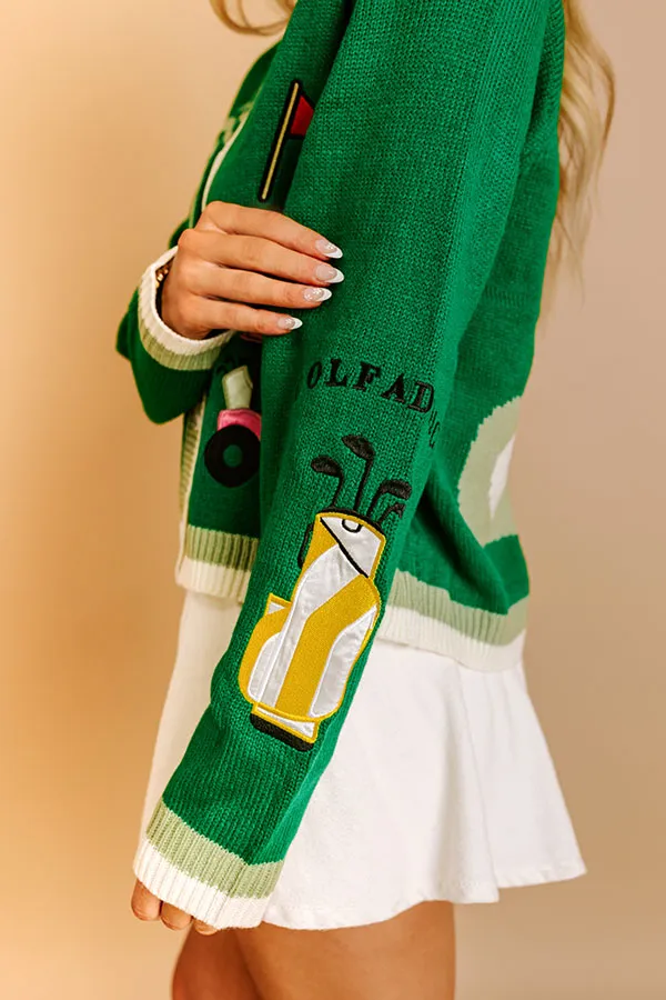 Born To Golf Embroidered Cardigan sold by Impressions product image thumbnail 4