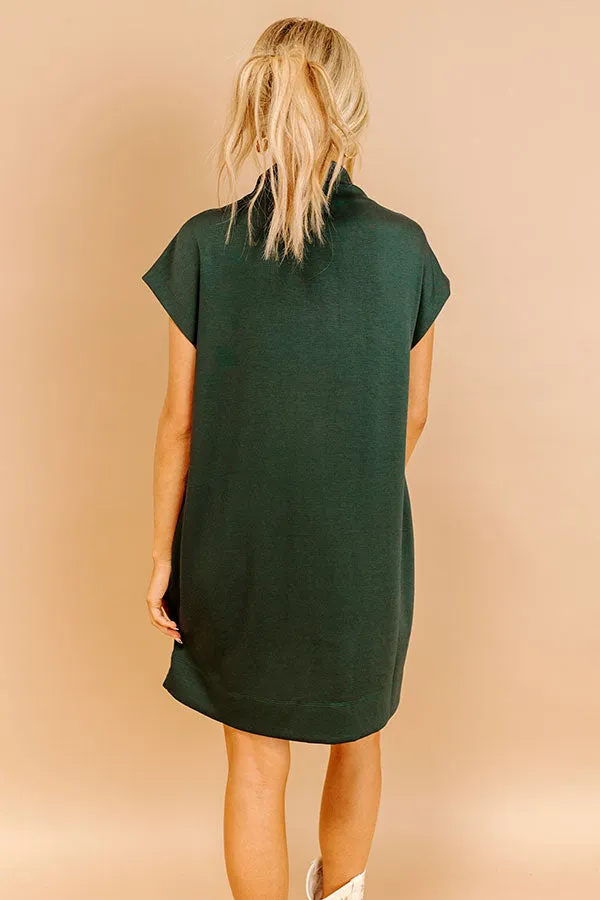 City Sleek Mini Dress in Hunter Green sold by Impressions product image thumbnail 5