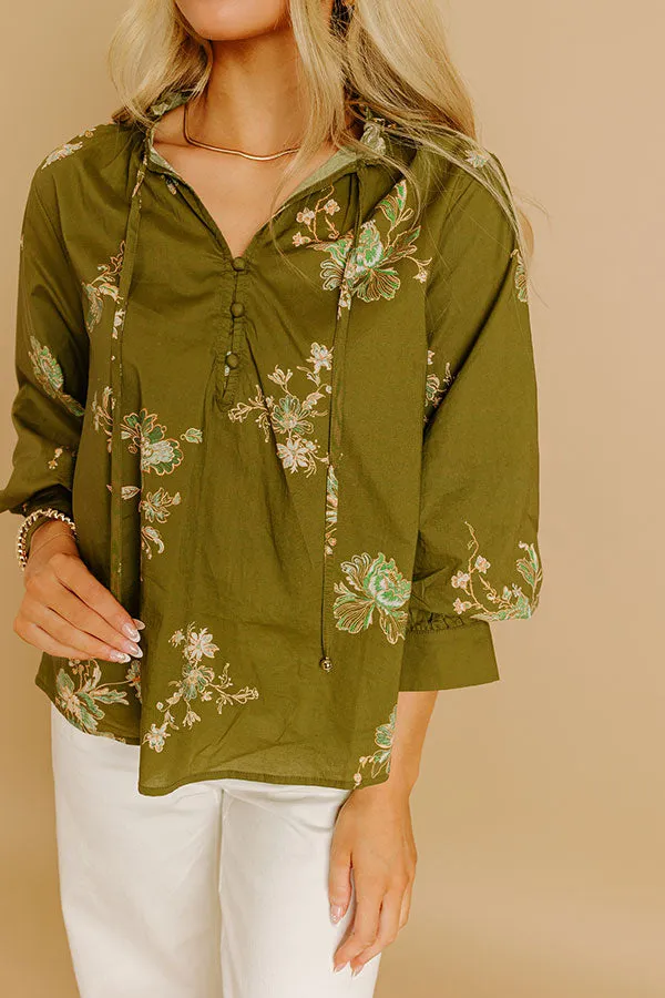 Pretty As A Peony Floral Top sold by Impressions product image thumbnail 2