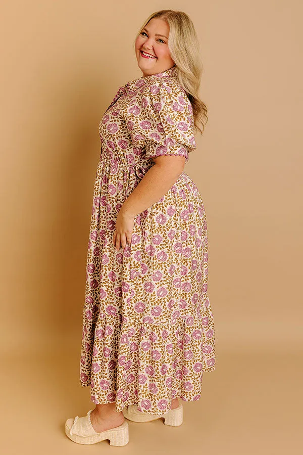 Falling For Floral Midi Dress Curves sold by Impressions product image thumbnail 4