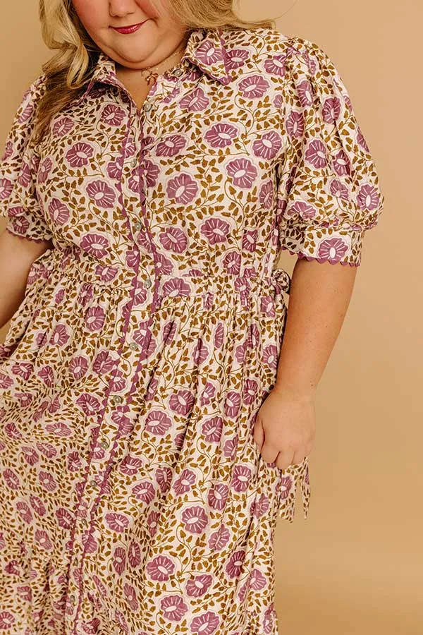 Falling For Floral Midi Dress Curves sold by Impressions product image thumbnail 2