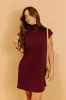 City Sleek Mini Dress in Windsor Wine sold by Impressions
