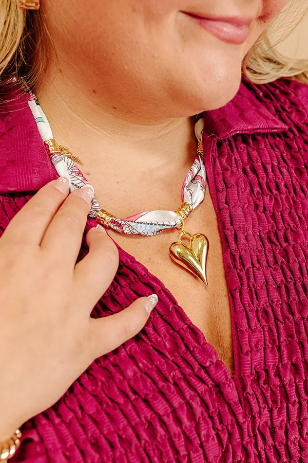 Palm Scarf Necklace sold by Impressions