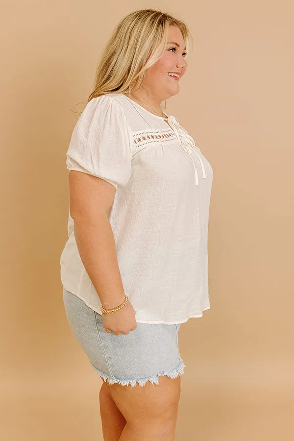 Cafe And Caramel Shift Top Curves in Ivory sold by Impressions product image thumbnail 4