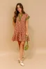 Cider Dreams Mini Dress in Olive sold by Impressions