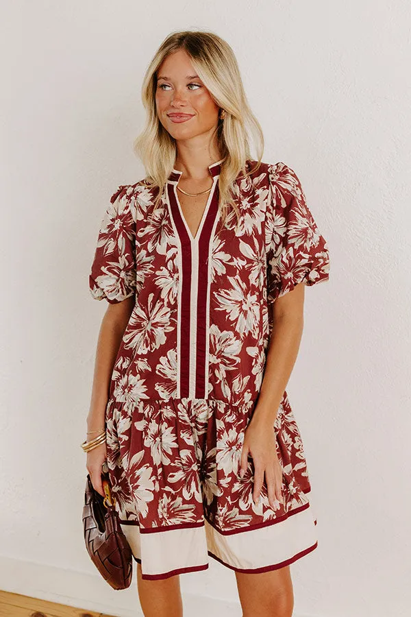 Vineyard Dream Floral Mini Dress sold by Impressions product image thumbnail 2