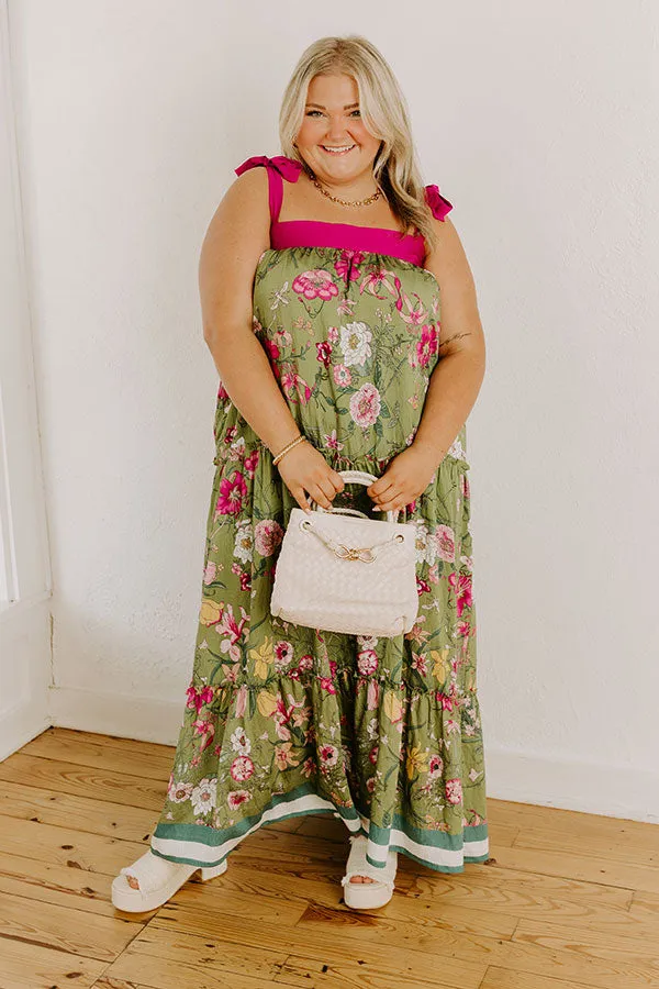 Chasing Wildflowers Floral Maxi Dress Curves sold by Impressions product image thumbnail 5