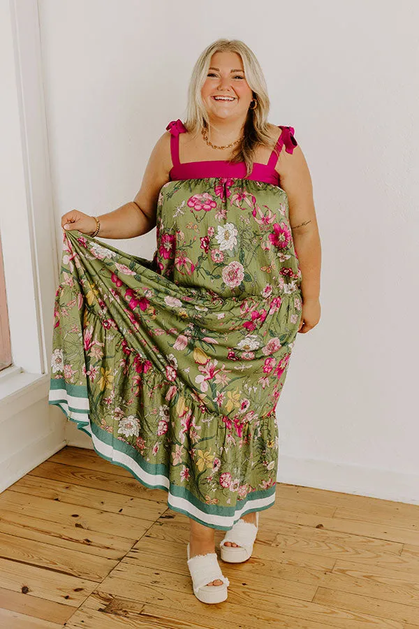 Chasing Wildflowers Floral Maxi Dress Curves sold by Impressions product image thumbnail 3