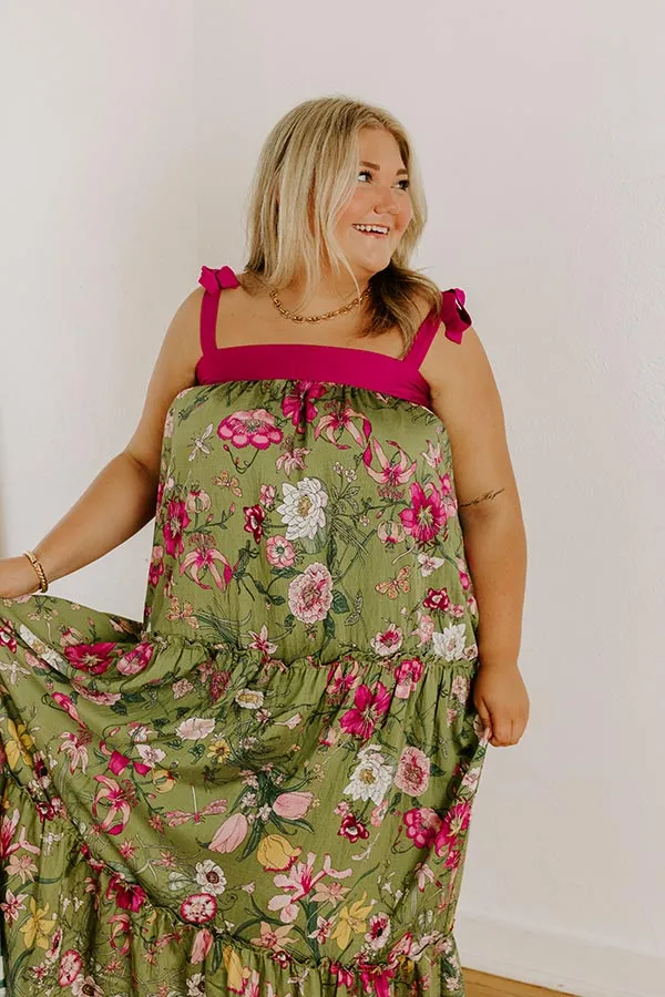 Chasing Wildflowers Floral Maxi Dress Curves sold by Impressions product image thumbnail 4
