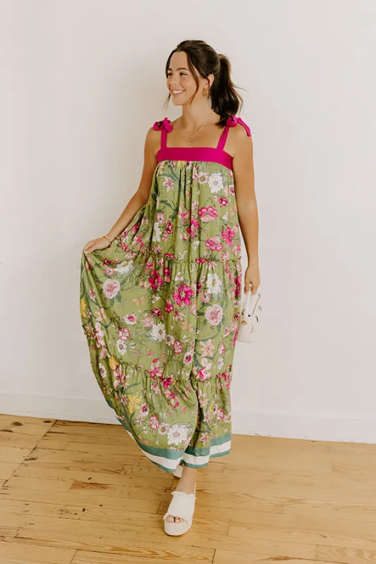 Chasing Wildflowers Floral Maxi Dress sold by Impressions