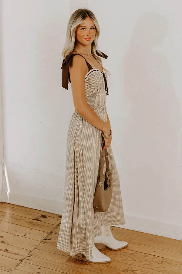 Charming Views Gingham Midi Dress sold by Impressions product image thumbnail 5