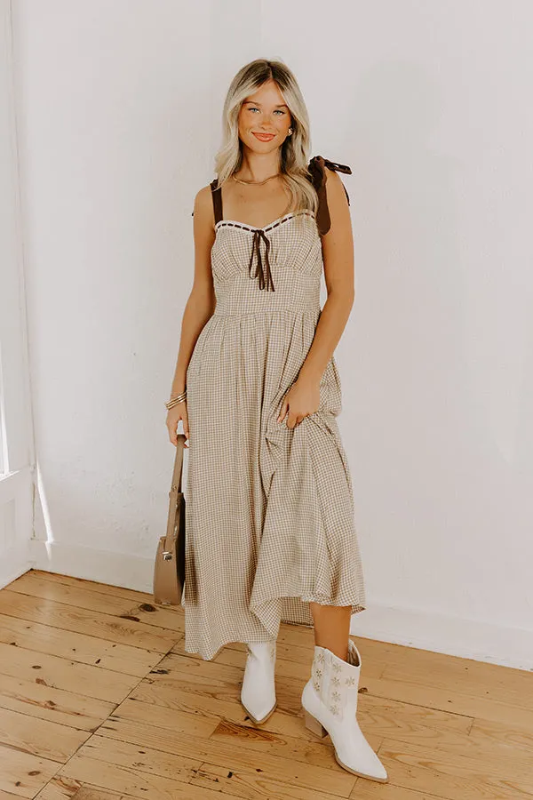 Charming Views Gingham Midi Dress sold by Impressions product image thumbnail 2