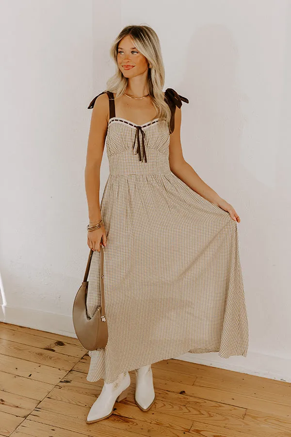 Charming Views Gingham Midi Dress sold by Impressions product image thumbnail 4