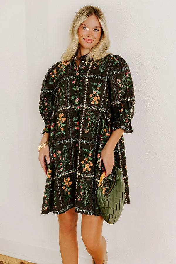 Botanical Daydream Mini Dress sold by Impressions product image thumbnail 4