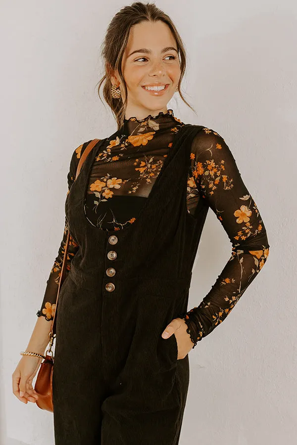 Falling Florals Mesh Top sold by Impressions product image thumbnail 4