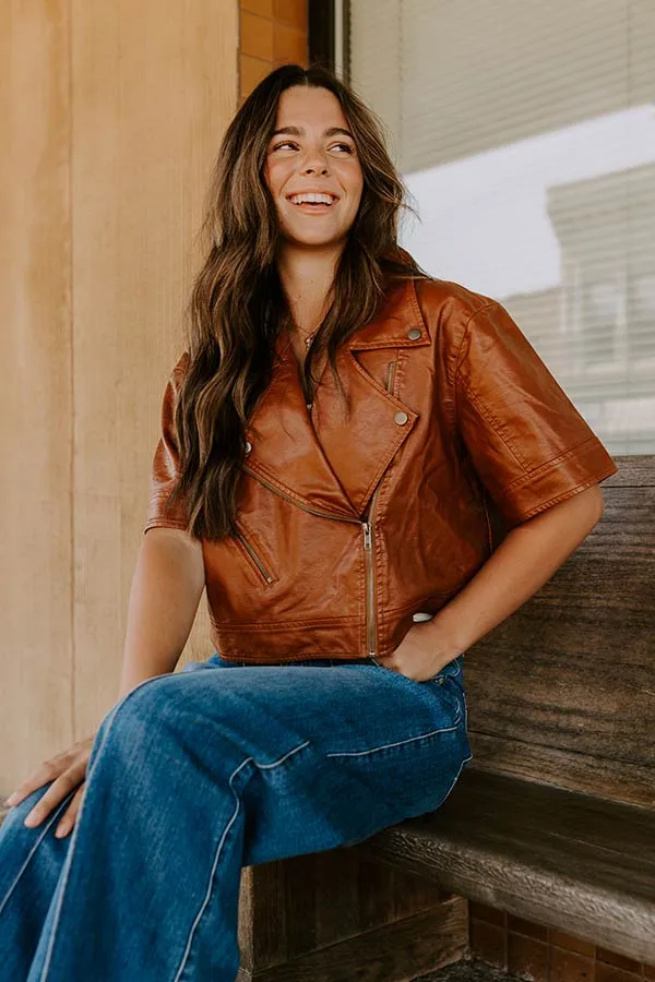 Maple Miles Faux Leather Jacket sold by Impressions
