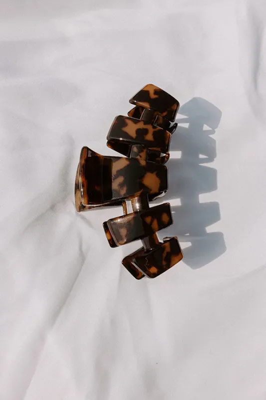 Classic Large Hair Claw Clip in Tortoiseshell sold by Impressions