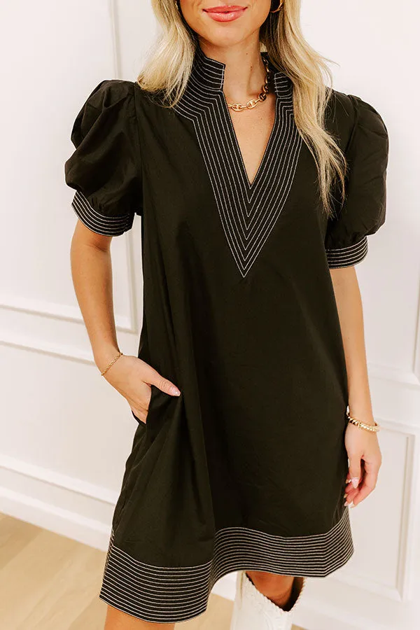 Patio Views Mini Dress in Black sold by Impressions product image thumbnail 2