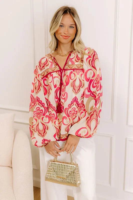 Loving Gesture Chiffon Top sold by Impressions