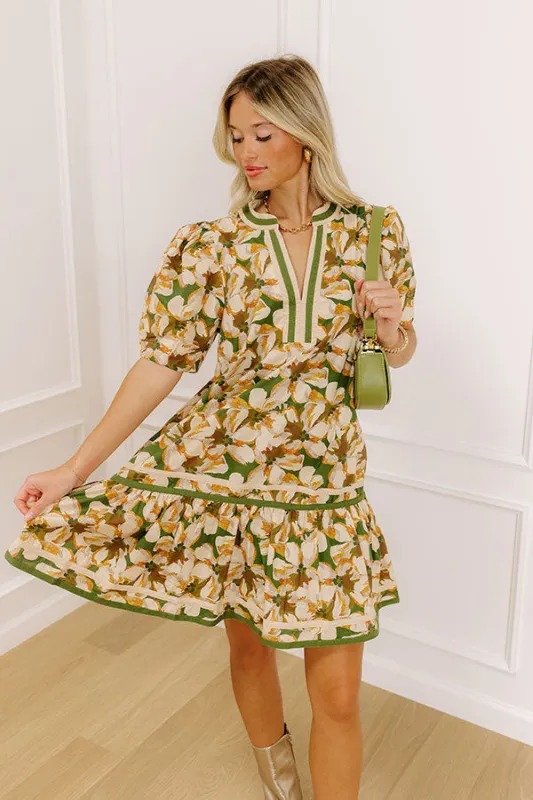 Sweet Magnolias Floral Mini Dress sold by Impressions