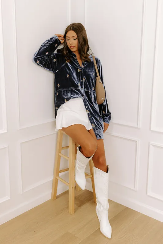 Countryside Chic Embroidered Button Up Top sold by Impressions