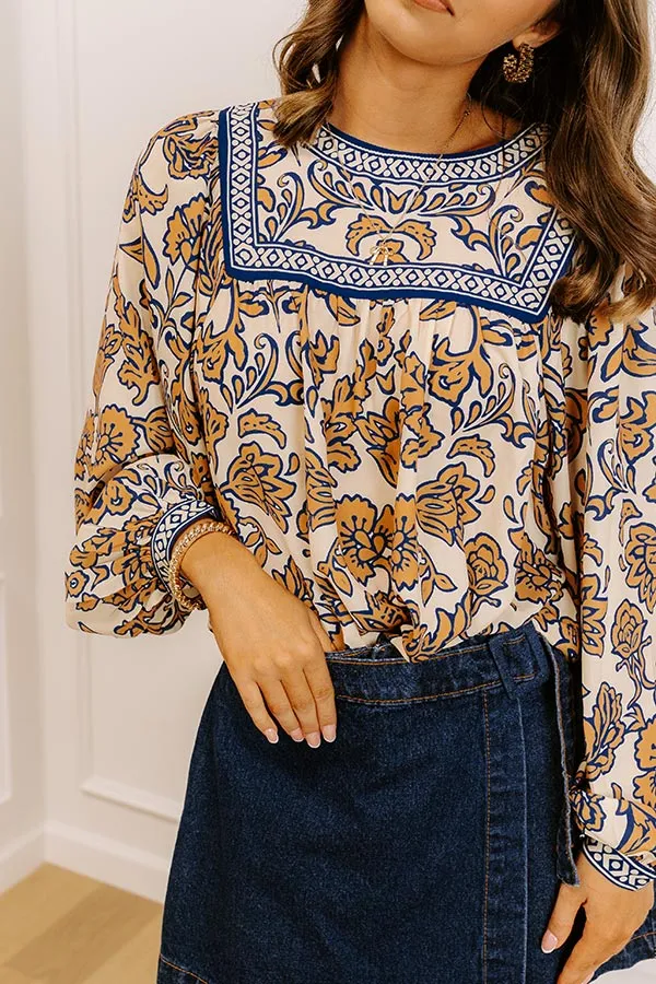 Hidden Attraction Floral Top sold by Impressions product image thumbnail 3