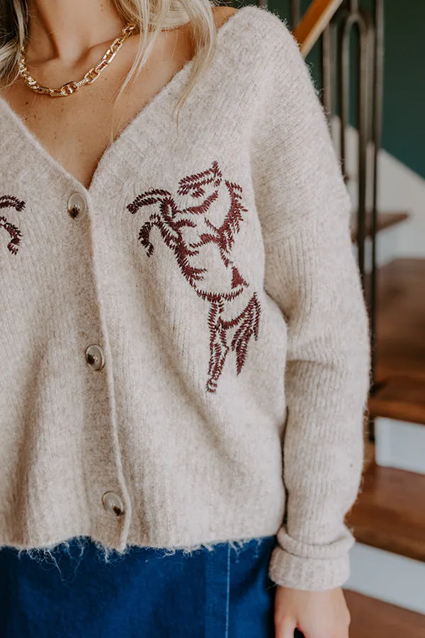 Gallop And Grace Embroidered Cardigan sold by Impressions product image thumbnail 3