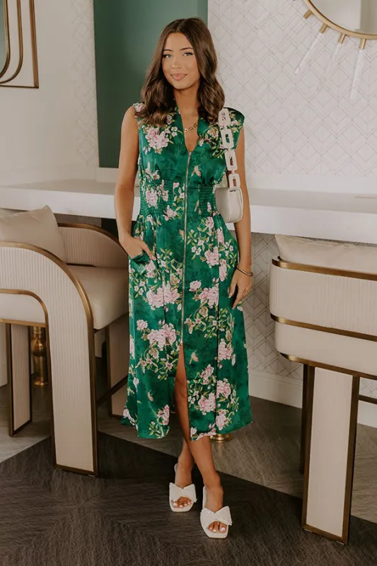 Paris Gardens Floral Midi Dress sold by Impressions