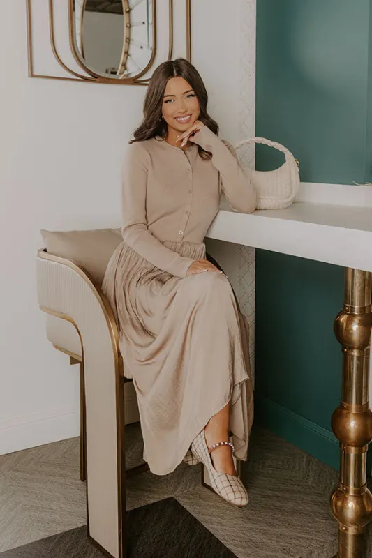 Cafe Charm Knit Midi Dress sold by Impressions