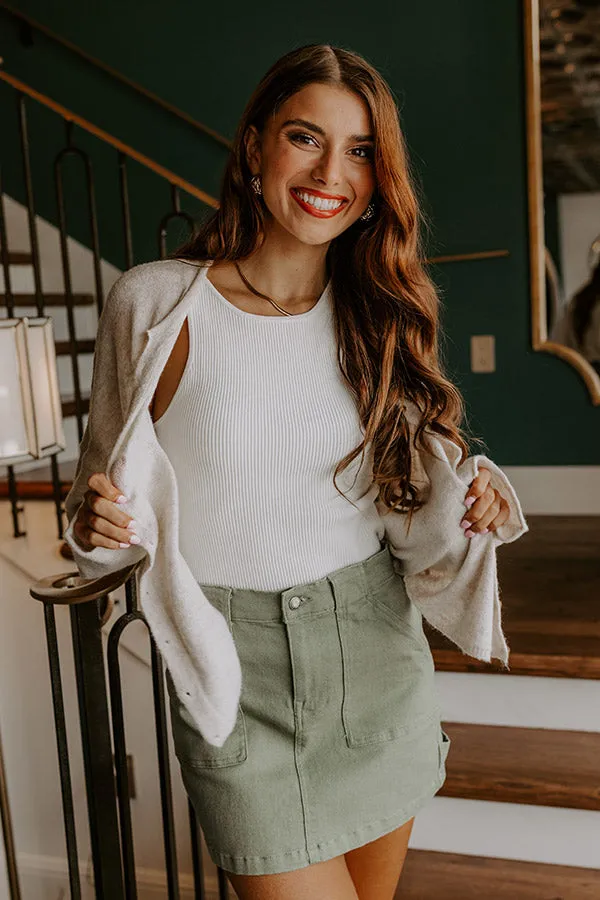 Cozy Mornings Knit Cardigan in Oatmeal sold by Impressions product image thumbnail 5