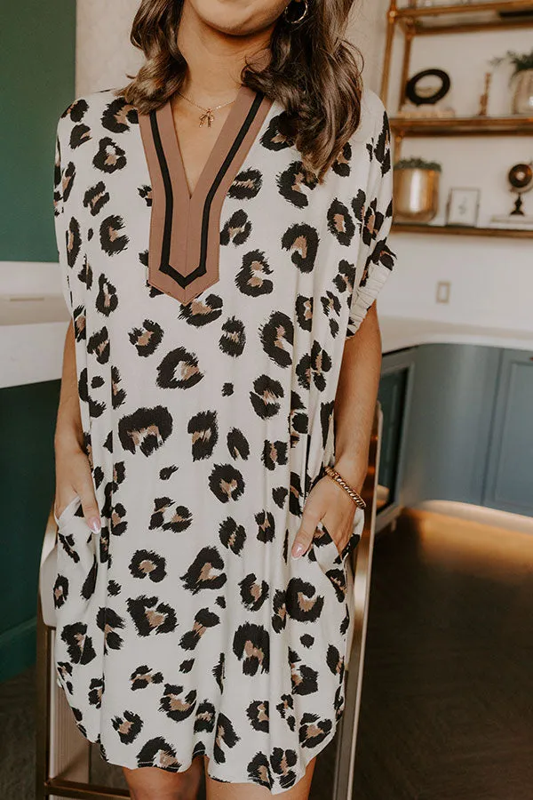 Loving Views Leopard Mini Dress sold by Impressions product image thumbnail 3