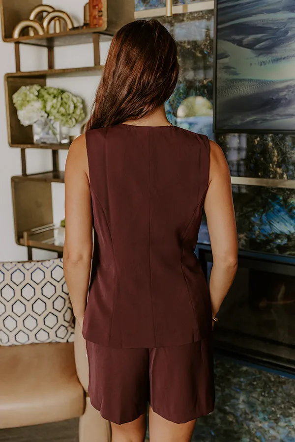 Uptown Views Romper in Chestnut sold by Impressions product image thumbnail 4